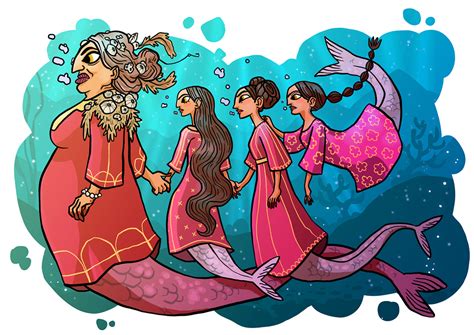 AZIM AL GHUSSEIN - Salama and her daughters. These characters are...
