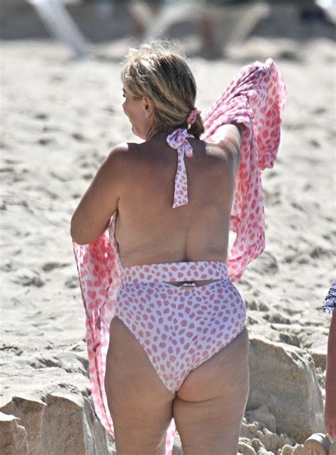 CLAIRE SWEENEY in Swimsuit Snorkelling on Holiday in Barbados 01/06