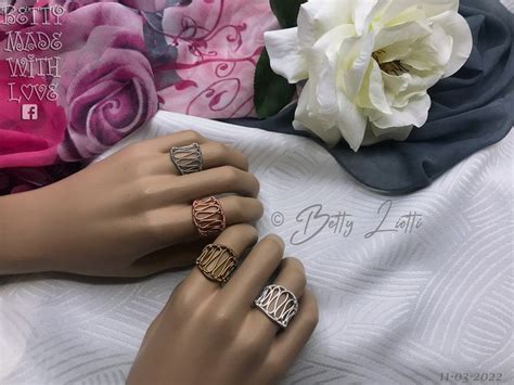 Pin di BettyMadeWithLove su Anelli | Anelli