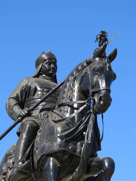 Equestrian statue of Pratap Singh in Udaipur, Rajasthan India