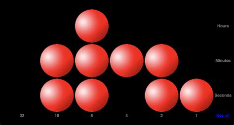 binary clock building rainbows