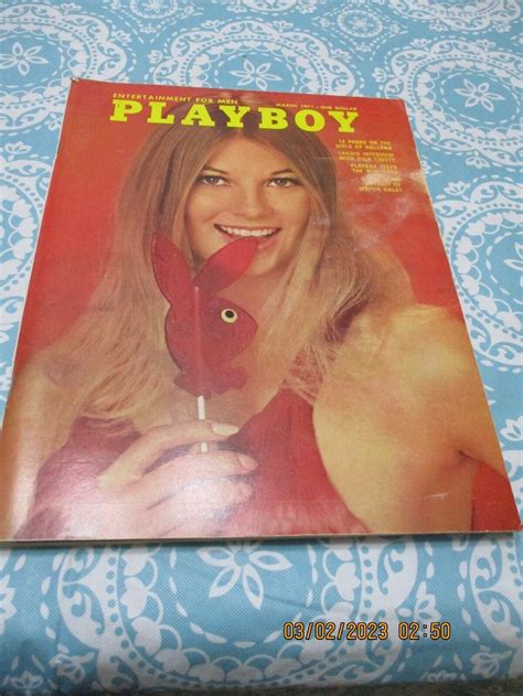 Playboy MAGAZINE - March, 1971 (Playmate CYNTHIA HALL) +Girls Of
