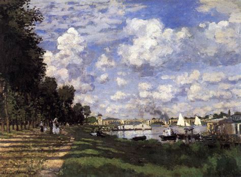 The Harbour at Argenteuil by MONET, Claude