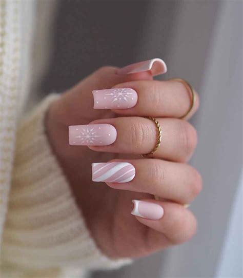 Unha Decorada Com Rosa E Branco - Unha Decorada Branco E Rosa – Unha Decorada Simples