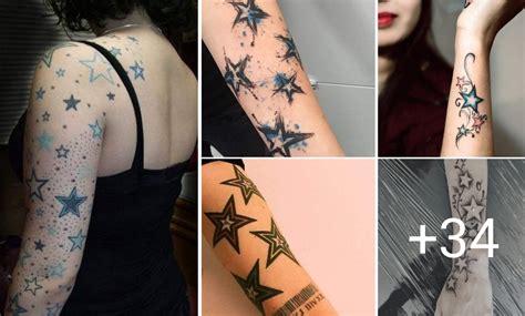 Tatuajes de estrellas en el brazo