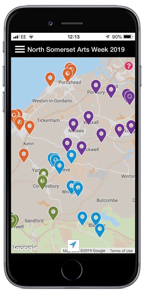 North Somerset Arts Week 2021 Smartphone App