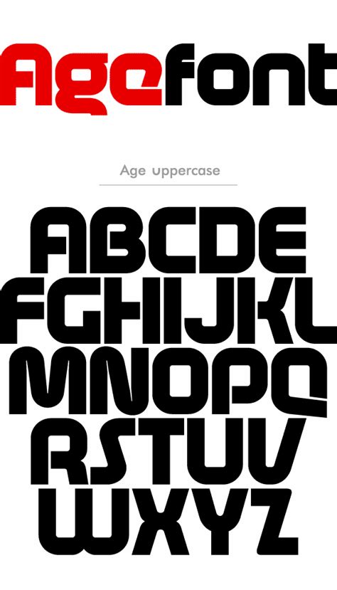 AGE Free Font Font Free Download