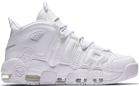 nike air  uptempo triple white stockx news