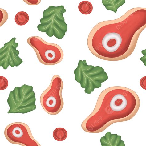 meat pattern meat pattern vegetable png transparent clipart image