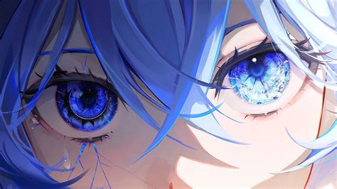 blue eyes wallpaper  anime