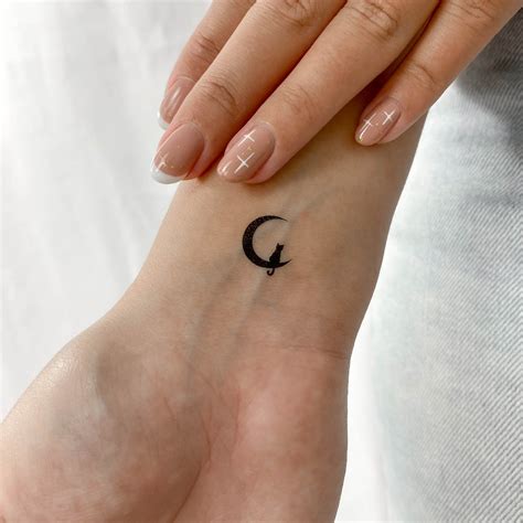 half a moon tattoo 2