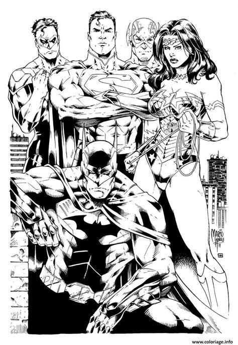 Dc Comics Coloriage