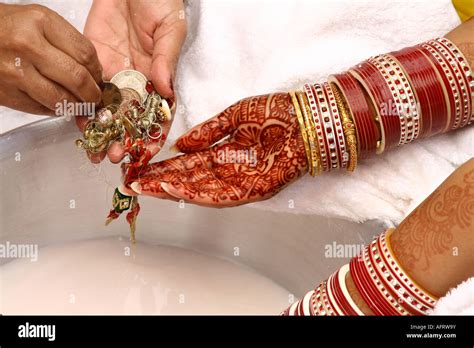 Indian wedding games Stock Photo - Alamy