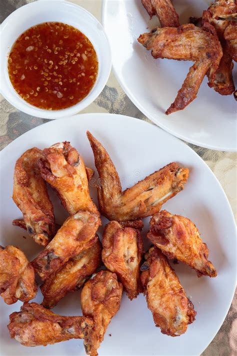 Fried chicken stock photo. Image of fried, wing, salt - 69437764