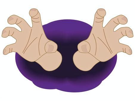 vectors evil hands malice  hands