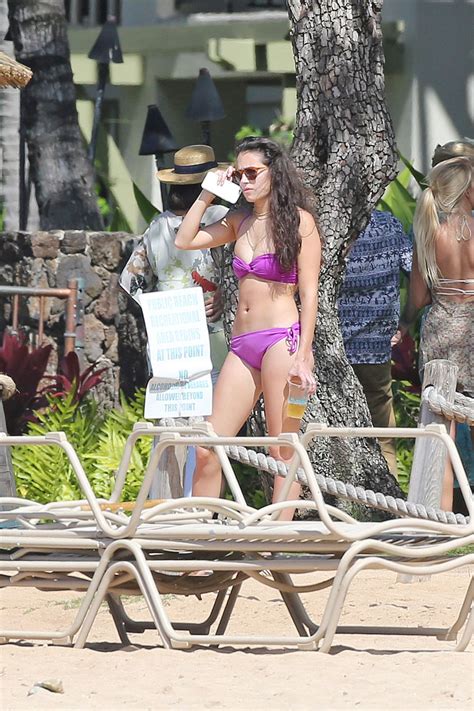 Chloe Bridges in a Bikini on a Beach in Hawaii - June 2015 • CelebMafia
