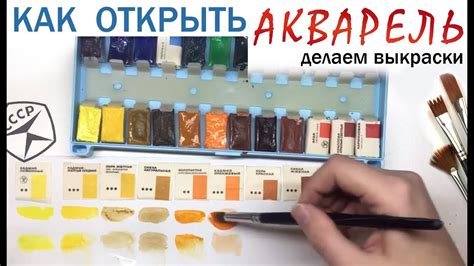 Выкраска! Открываем акварель|🎨АКВАРЕЛЬ | Сезон 1-3 | Обзор краски ...