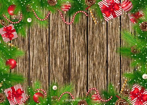 Christmas Wood Pine Border Background, Christmas, Board, Frame ...
