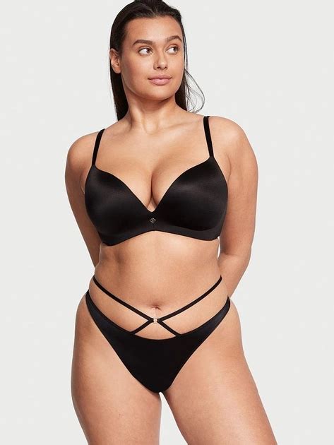 Трусики-стринги Victoria's Secret 49850870 L Черные (1159770915) – в ...