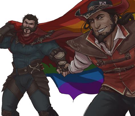 graves and twisted fate (league of legends) drawn by analligator | Danbooru