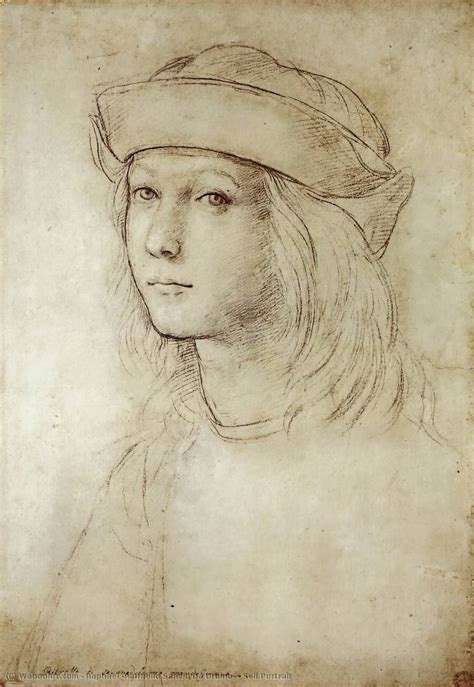 Paintings Reproductions Self Portrait, 1499 by Raphael (Raffaello ...