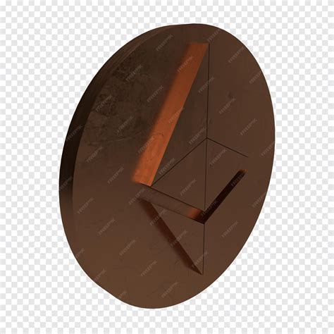 Premium PSD | Metal gold finance cryptocurrency 3d render side view