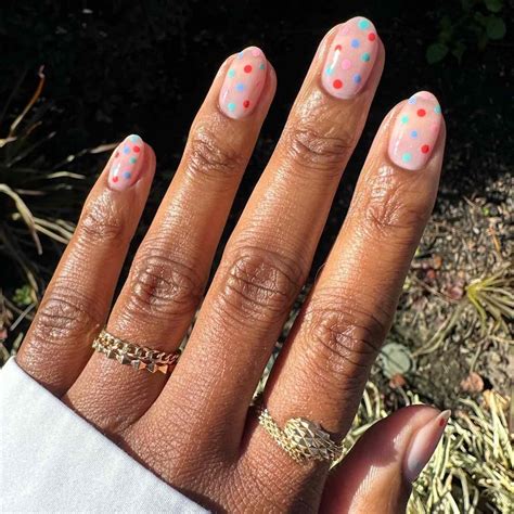 30 Polka Dot Nail Ideas We've Spotted On Our Feeds