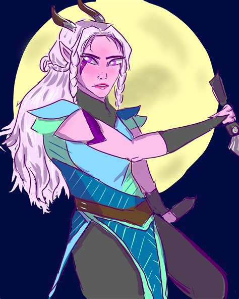 My take on aged up Rayla soz if it looks unfinished I got bored halfway