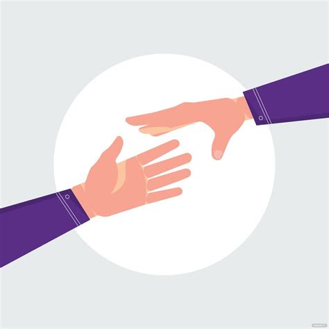 Helping Hands Vector Clipart Free