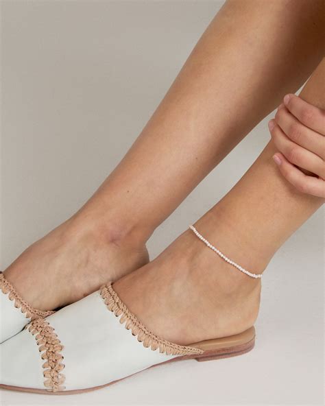 Grit Seed Pearl Anklet | Bryan Anthonys