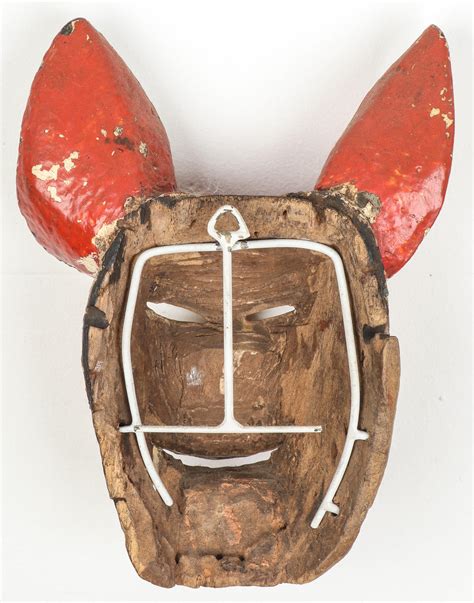Lot - Unusual African Chewa Peoples Mask, Malawi