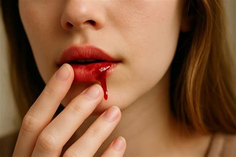 Sangue Na Boca Do Nada - Gosto de sangue na boca: causas e tratamento