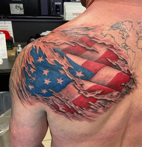 Come And Take It Flag Tattoo