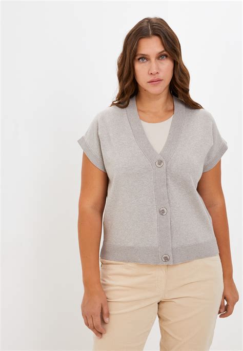 Жилет Gerry Weber, цвет: серый, MP002XW0KQW6 — купить в интернет ...