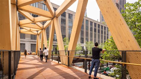manhattan gains  elevated pedestrian path linking  high