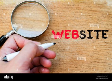 Website text concept Stock Photo - Alamy