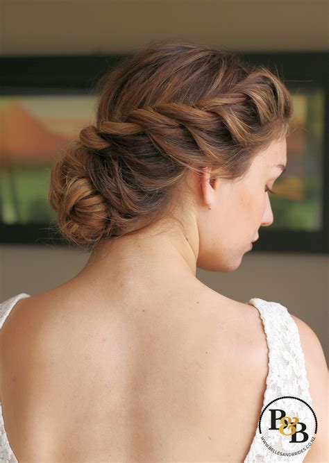 wedding hair with braid / bridal hair with side plait | Plaits
