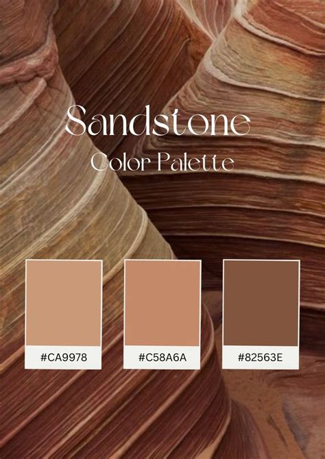 sandstone color palette | Sandstone color, Color palette, Color