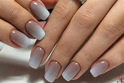коричневий манікюр 2018 | Gel nails, Gel nails french, Ombre nails