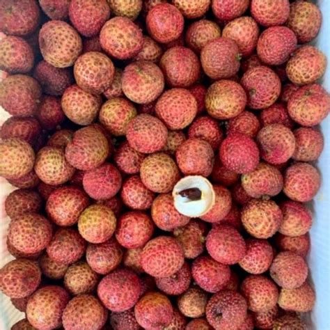 jual buah leci segar  surga kebutuhan  shopee indonesia