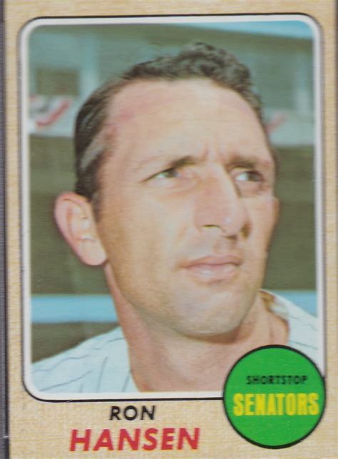 ron hansens  unassisted triple play washington baseball history