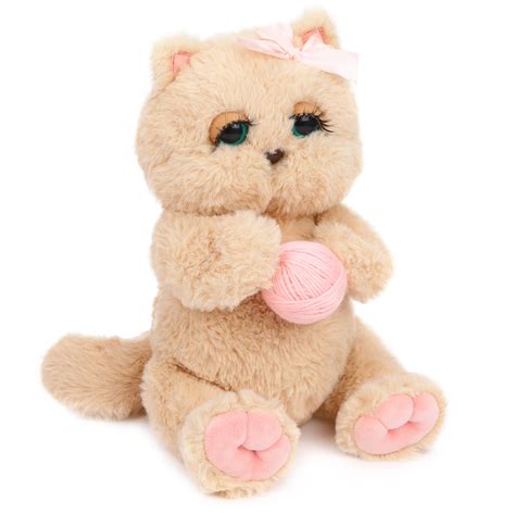 Мягкая игрушка Angel Collection Киска Персик с клубком купить по цене ...