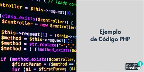 ejemplo de codigo php ayuda hosting preguntas frecuentes