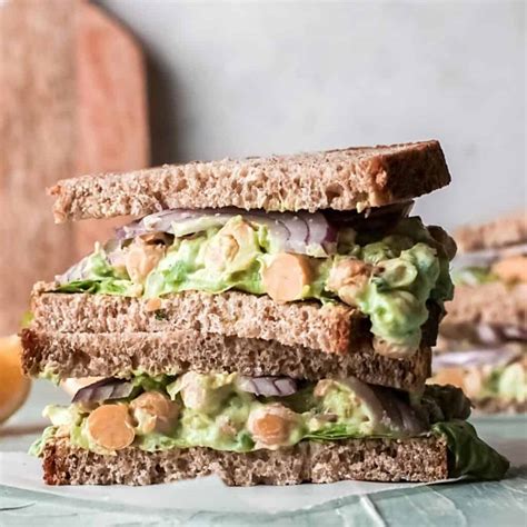 Easy Chickpea Salad Sandwich - Food Wine and Love