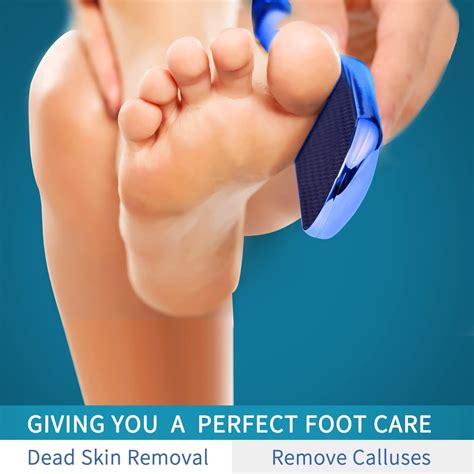 Glass Foot File for Dead Skin - Callus Remover with Etching Technology