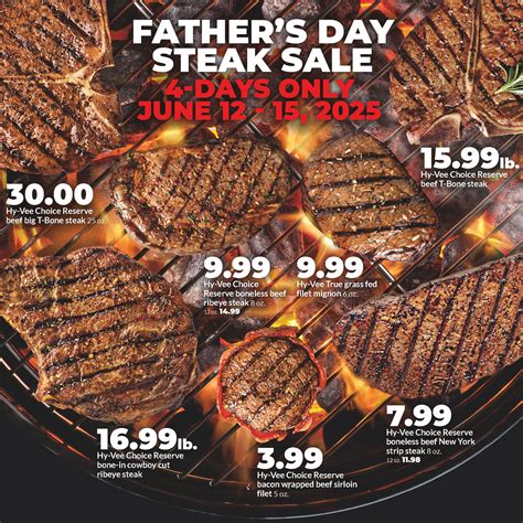 Hy-Vee - Get ready to fire up the grill. 🔥 🥩 The BIGGEST Steak Sale