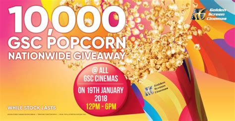 10,000 Popcorn Nationwide Giveaway | GSC - MorePromo