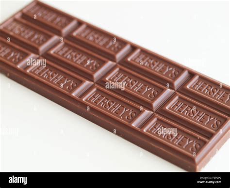 A Hershey's milk chocolate bar Stock Photo - Alamy