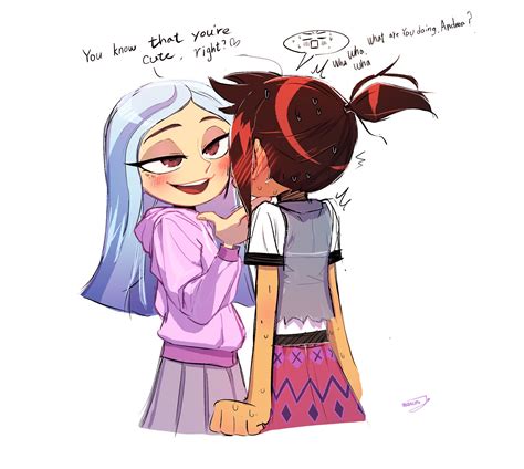 andrea davenport and molly mcgee (the ghost and molly mcgee) drawn by