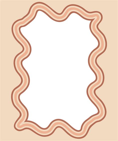 curved border template vectors illustrations